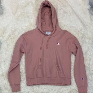 Champion Women’s Reverse Weave Pink Beige Hoodie Size XS